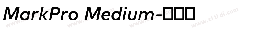 MarkPro Medium字体转换